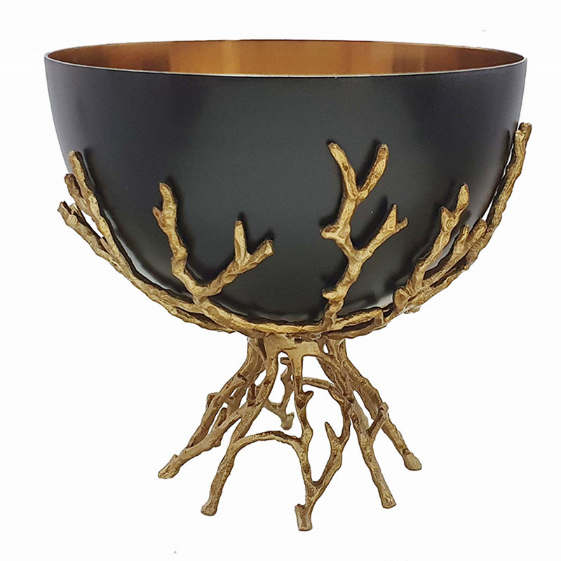 Foundstone™ Lloyd Metal Decorative Bowl & Reviews Wayfair